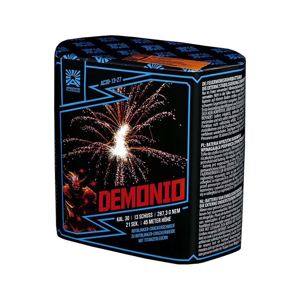 Argento Demonio 13 Schuss Batterie