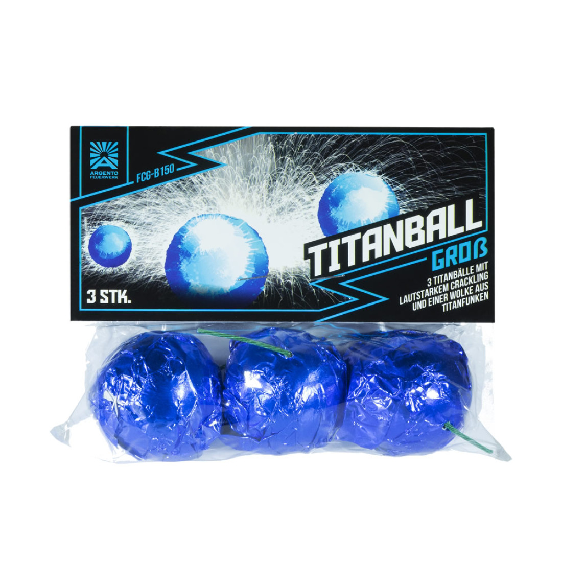 Argento Titanball Groot (3 stuks)