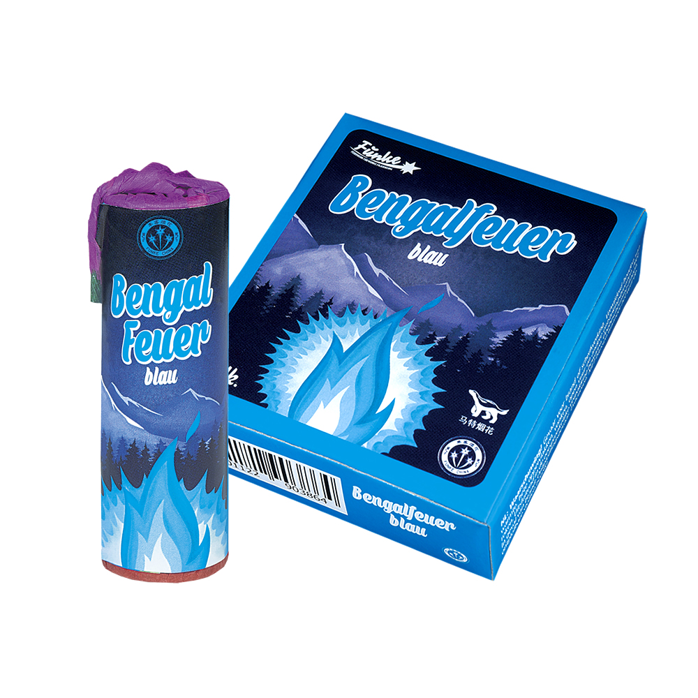 Funke blauw Bengaals vuur