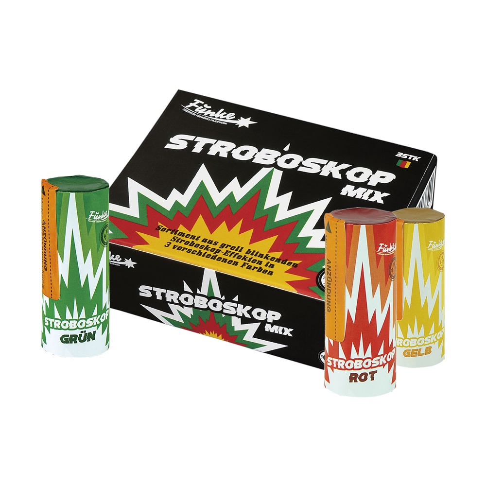 Funke stroboscoop Mix (3 Stück)