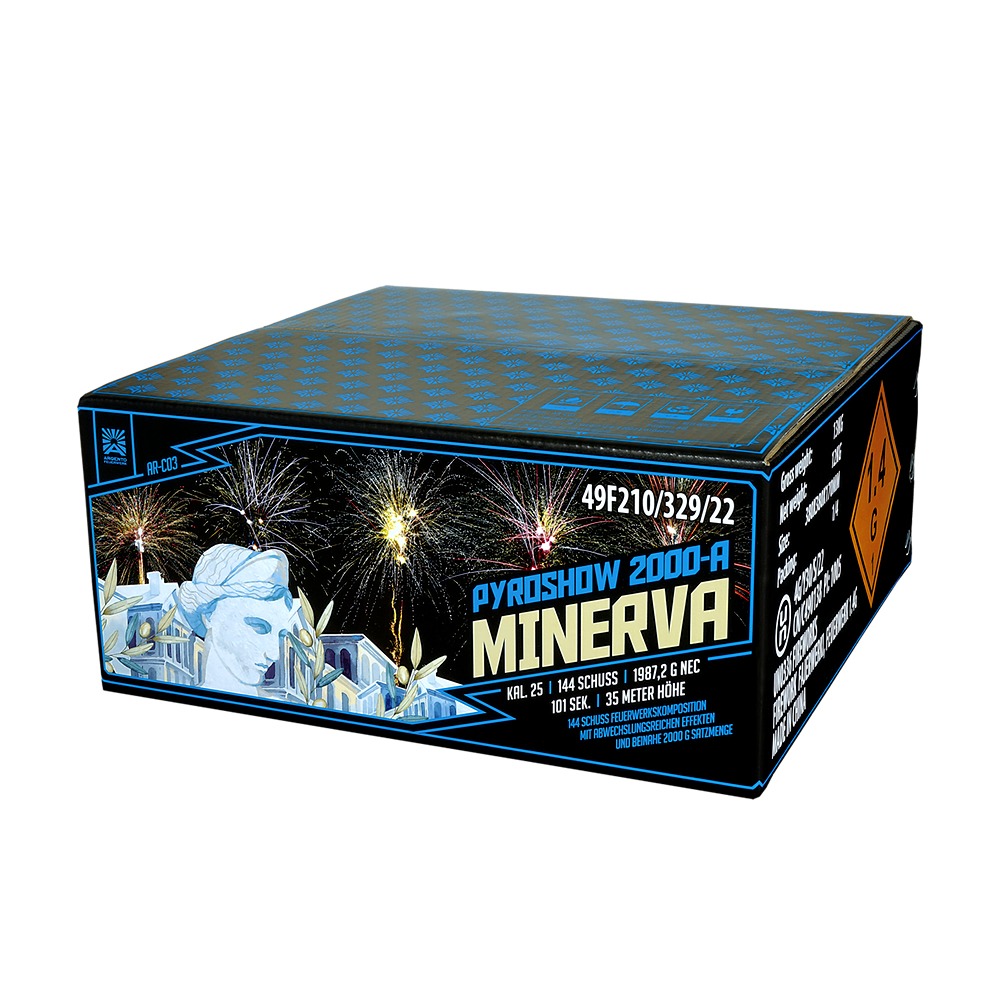 Argento Pyroshow 2000-A Minerva 144 schoten