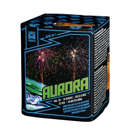 Argento Aurora-batterij met 16 schoten