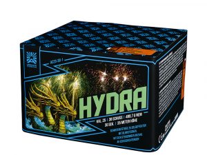 Argento Hydra vuurwerkbatterij met 38 schoten