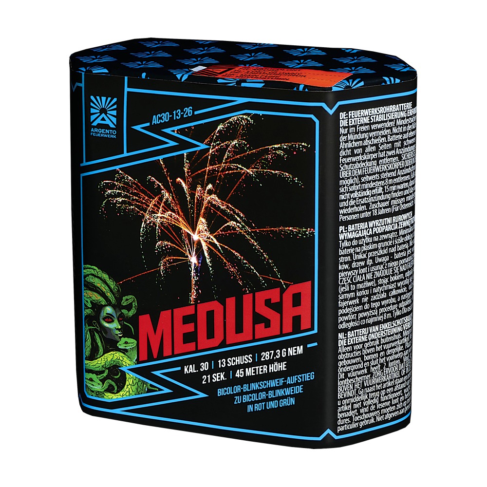 Argento Medusa 13-schots batterij