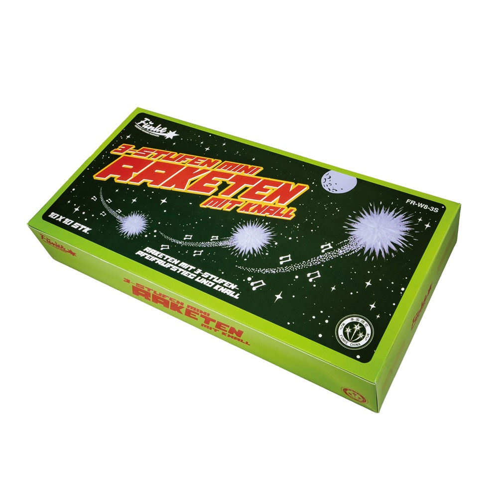 Funke 3-traps mini-raketten met knal