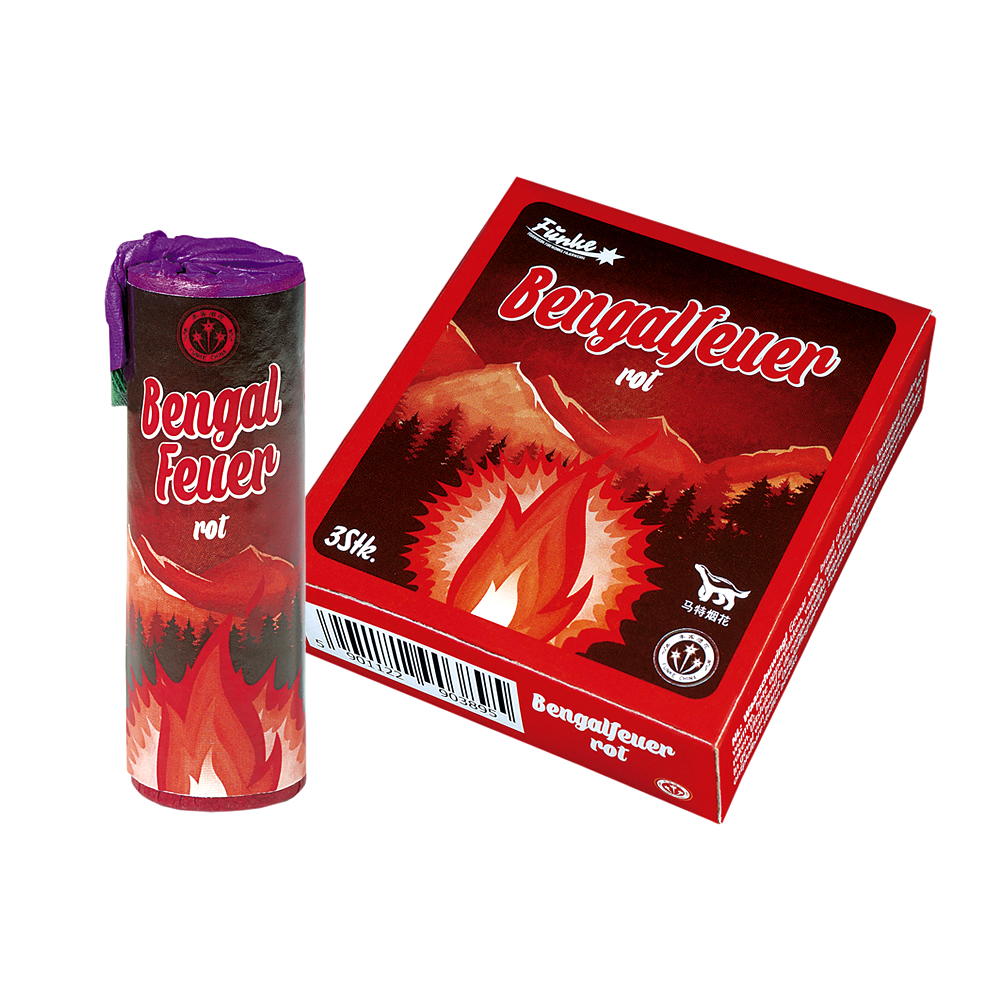 Funke rood Bengaals vuur